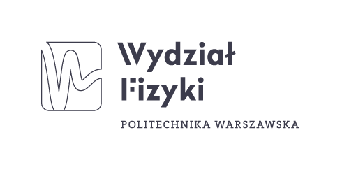 Logo Wydziału Fizyki Politechniki Warszawskiej — Księga znaku dostępna pod adresem https://www.bip.pw.edu.pl/var/pw/storage/original/application/cc61f3e9e50017232403477c54adc32b.pdf