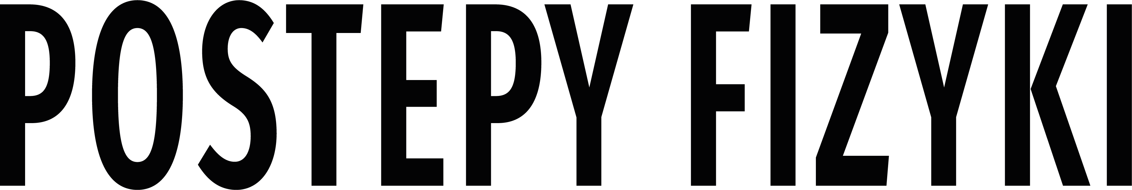 Logo Postępów Fizyki